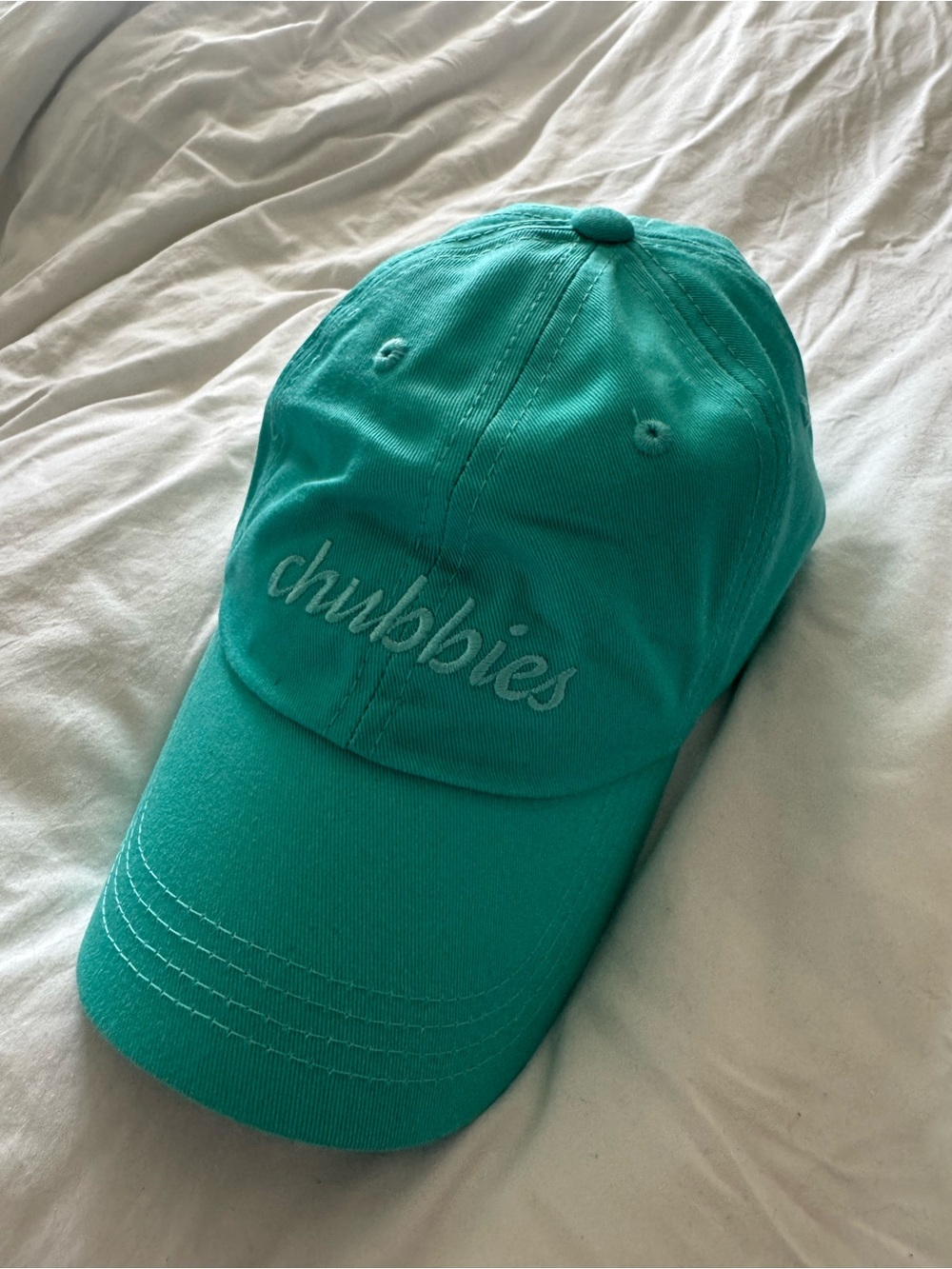 chubbies Teal Embroidered Baseball Cap